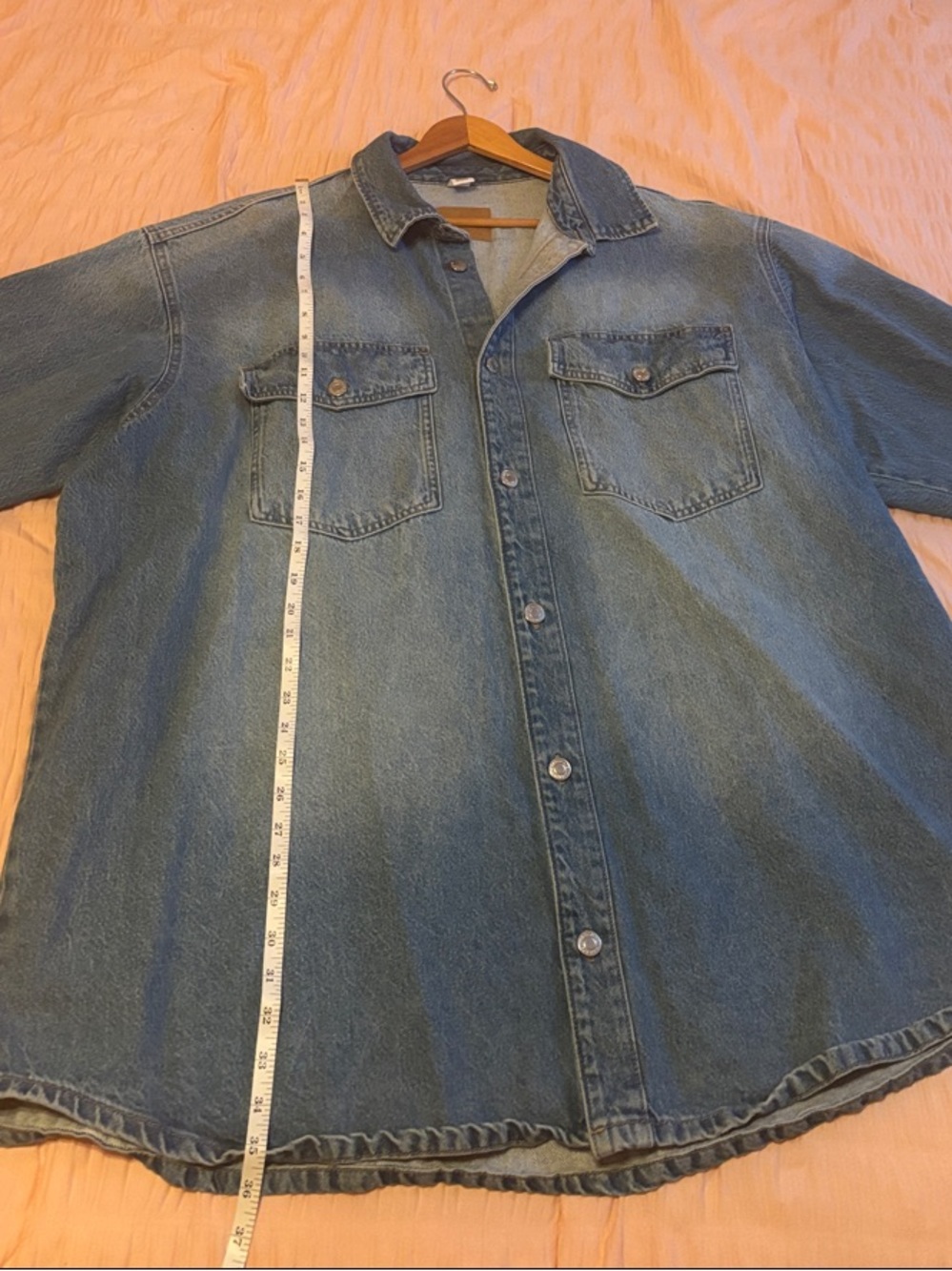 H&M Denim Button-Down dress - Blue